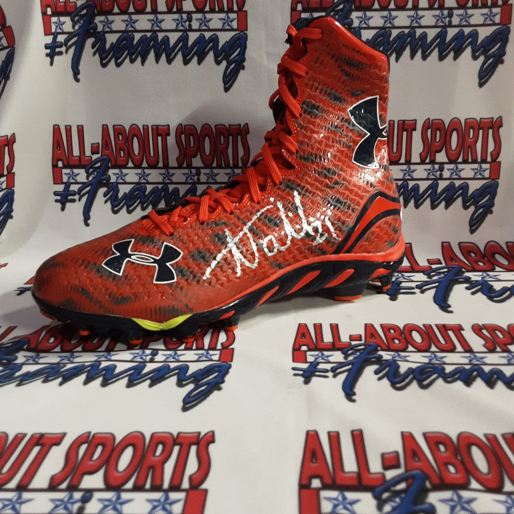 Aqib Talib Authentic Signed Left Cleat Autographed JSA