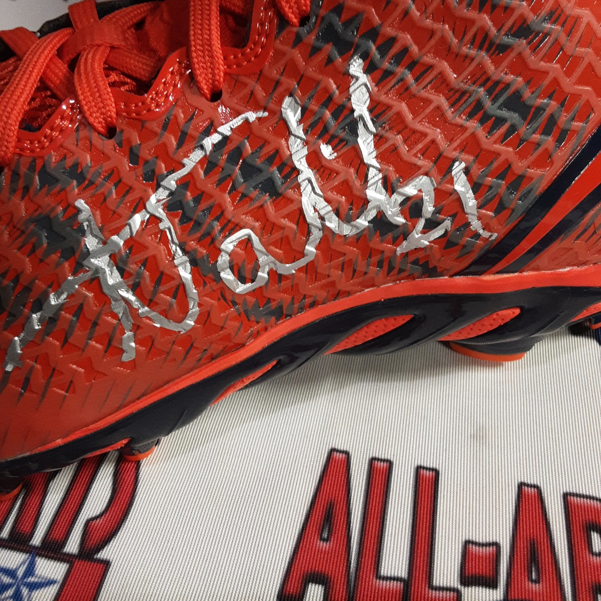 Aqib Talib Authentic Signed Left Cleat Autographed JSA