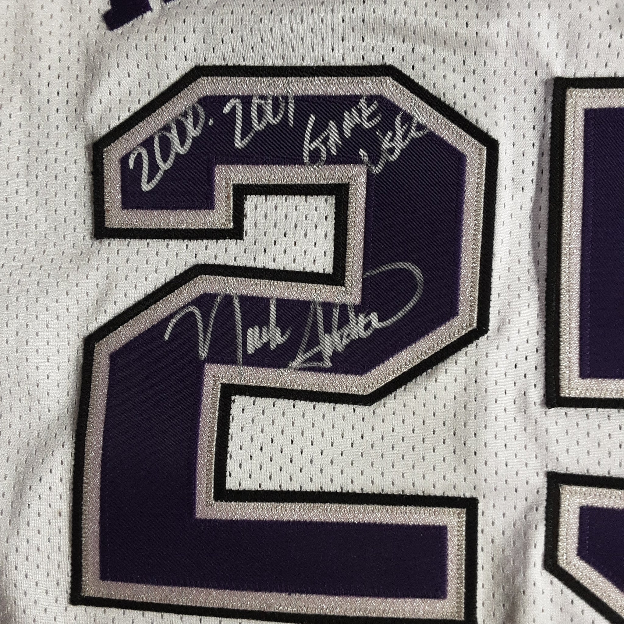 Nick Anderson Game Used Authentic Signed Pro Style Jersey with Inscription Autographed JSA-