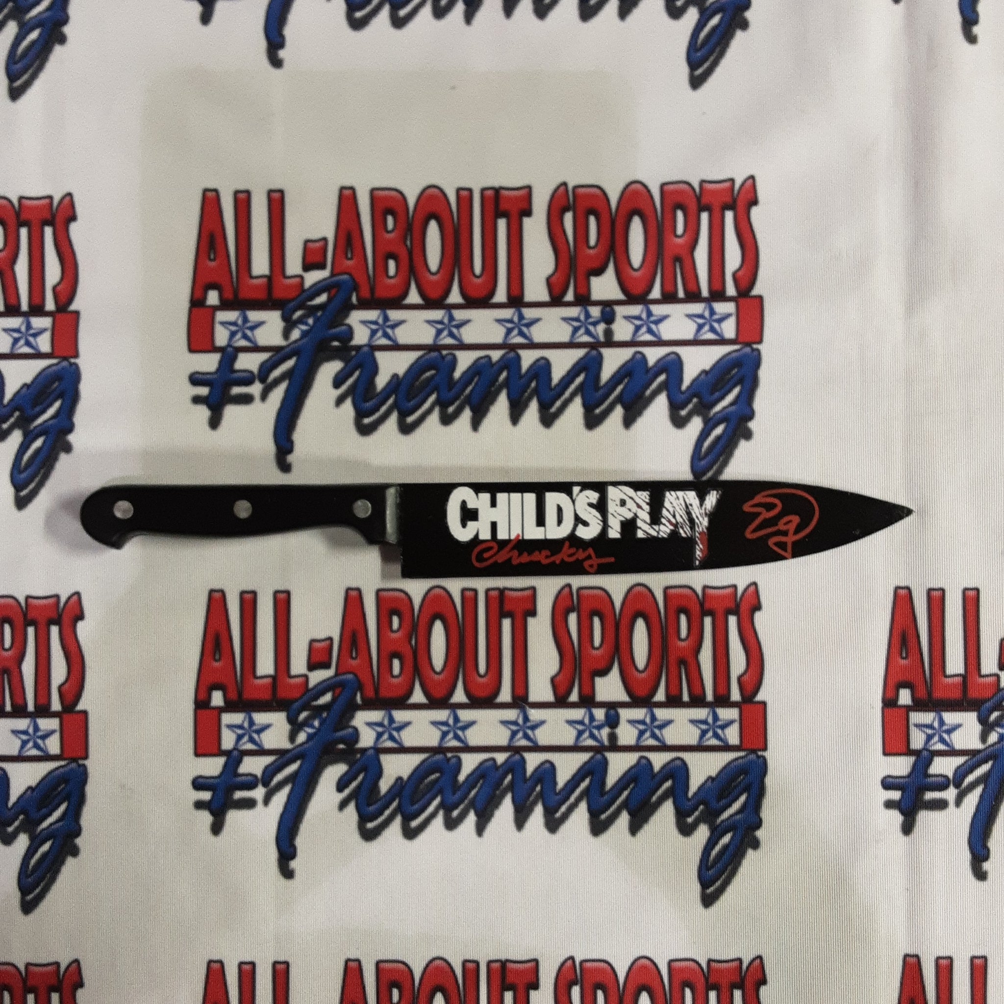 Ed Gale Authentic Signed Childs Play Knife w/Inscription, Autographed PSA