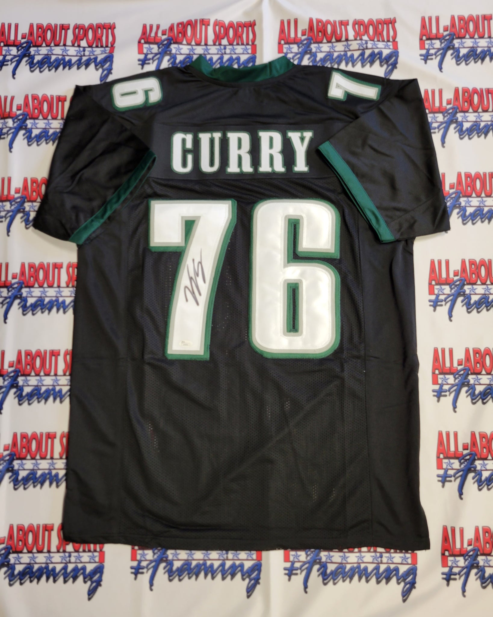 Vinny Curry Authentic Signed Pro Style Jersey Autographed JSA-