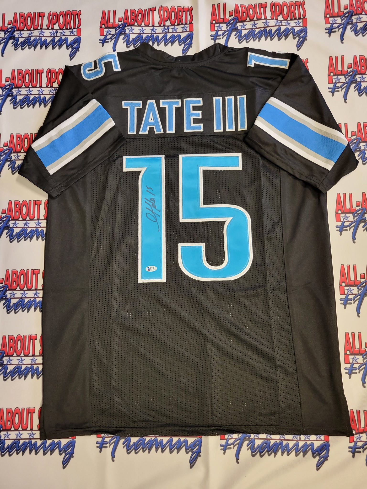 Golden Tate Authentic Signed Pro Style Jersey Autographed Beckett