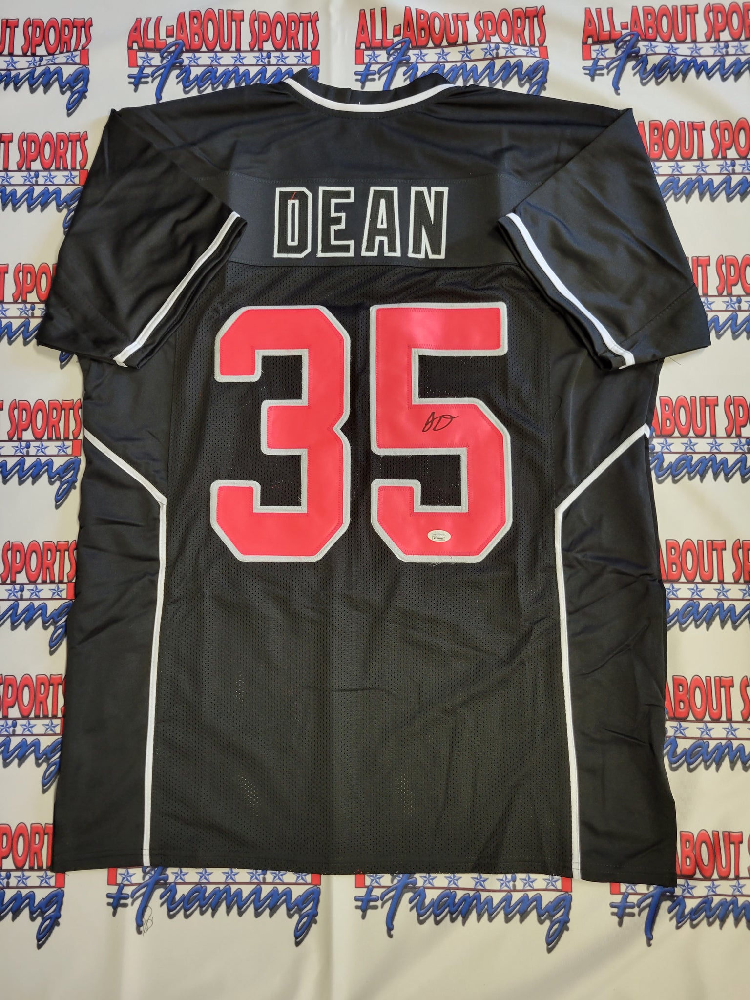 Jamel Dean Authentic Signed Pro Style Jersey Autographed JSA-