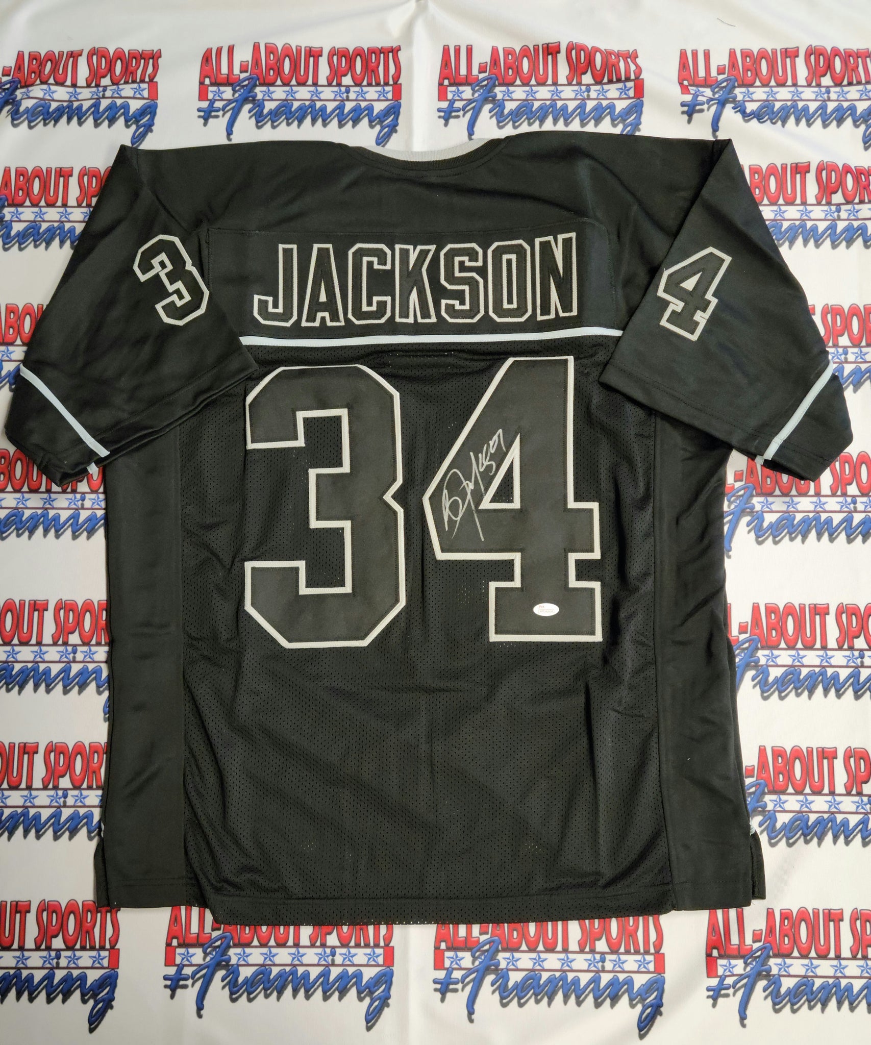 Bo Jackson Autographed Signed Jersey - White - JSA Authentic 