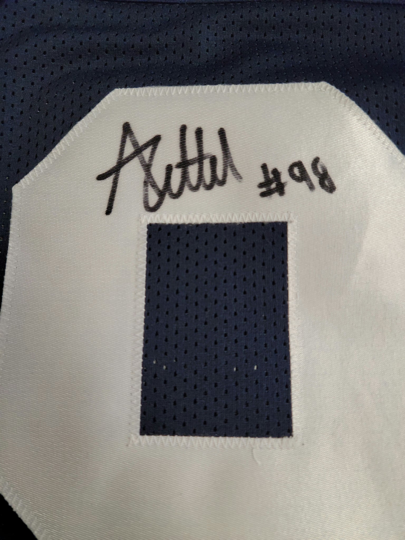 Anthony Zettel Authentic Signed Pro Style Jersey Autographed JSA