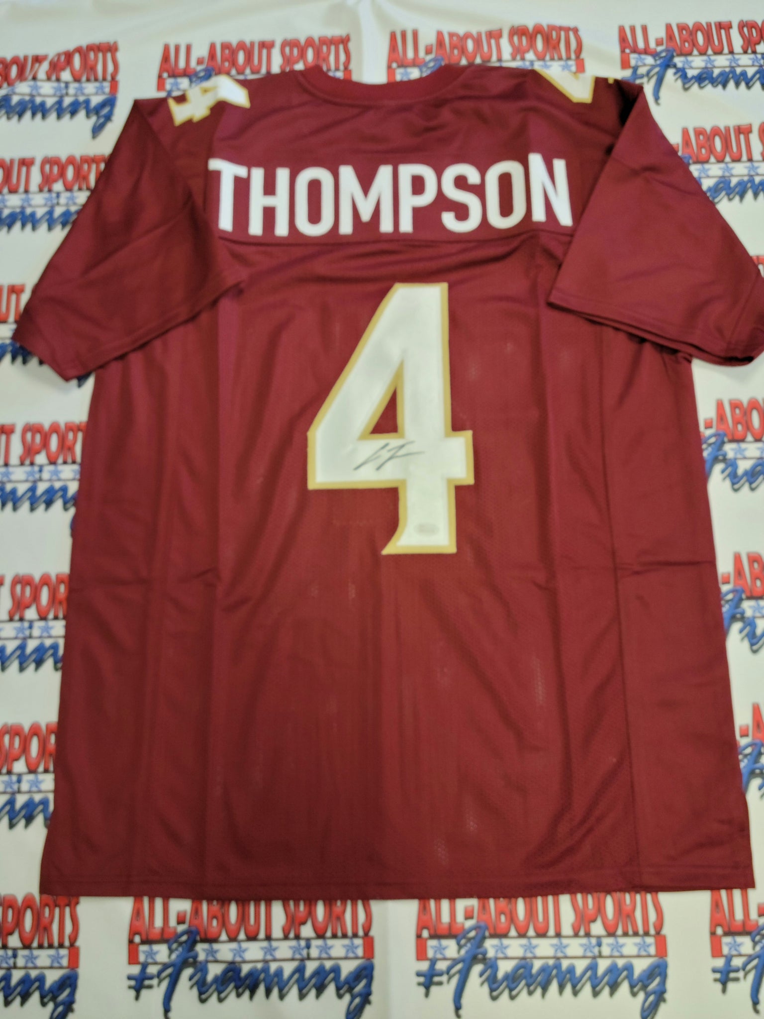 Chris Thompson Authentic Signed Pro Style Jersey Autographed JSA