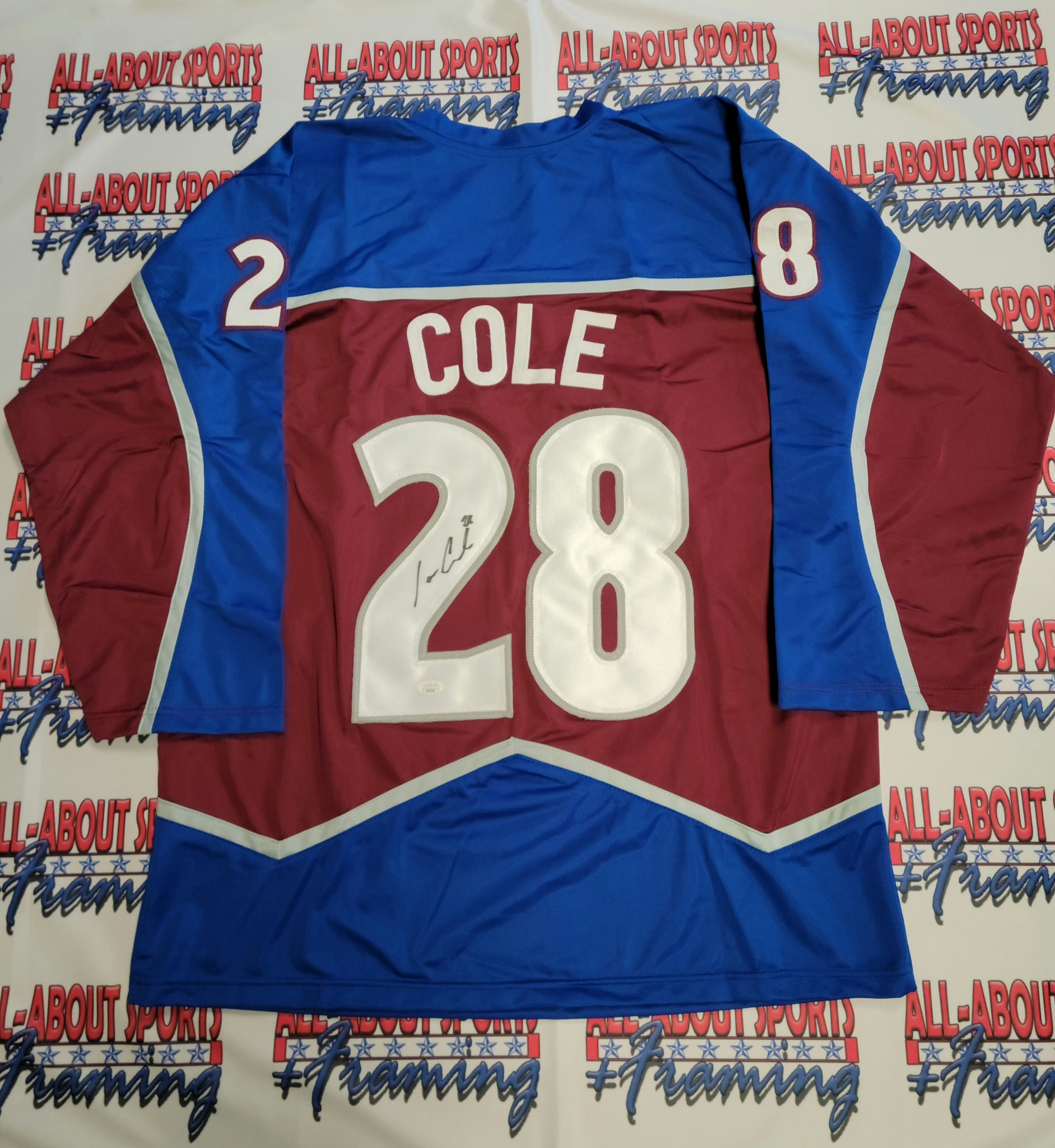 Ian Cole Authentic Signed Pro Style Hockey Jersey Autographed JSA