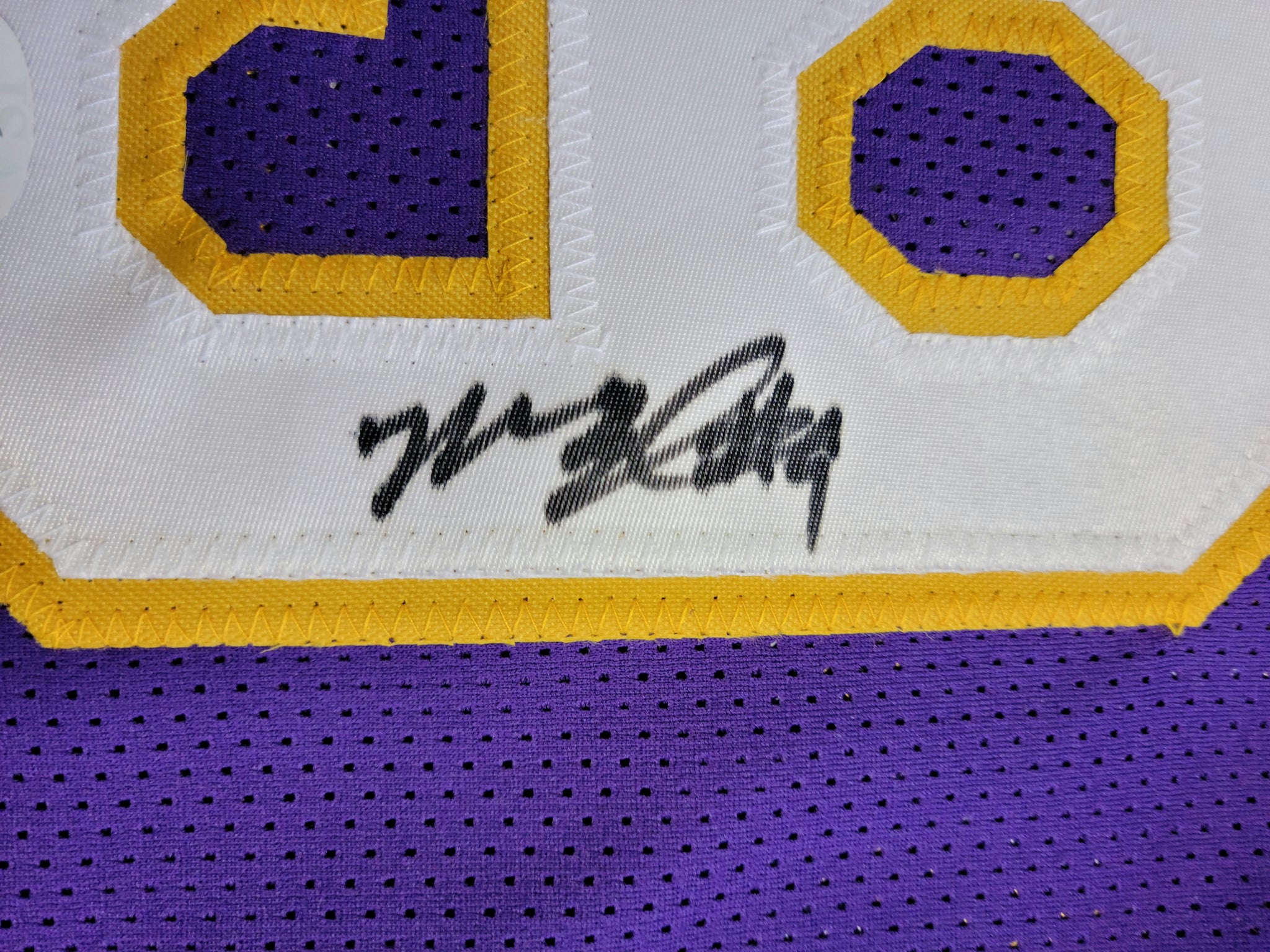 Los Angeles Lakers Ron Artest Autographed Pro Style Yellow Jersey