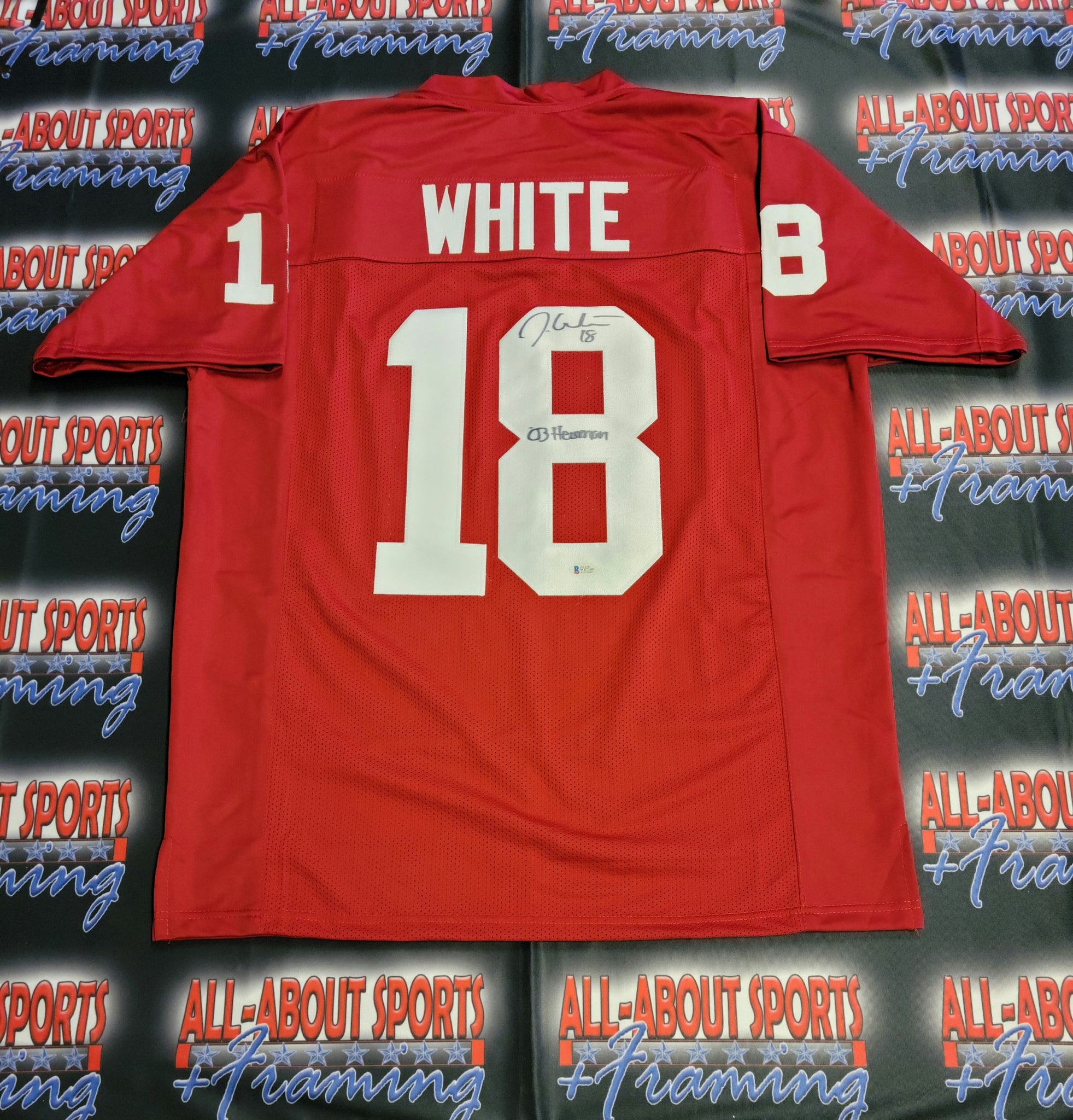 Jason White Authentic Signed Pro Style Jersey Autographed Beckett-