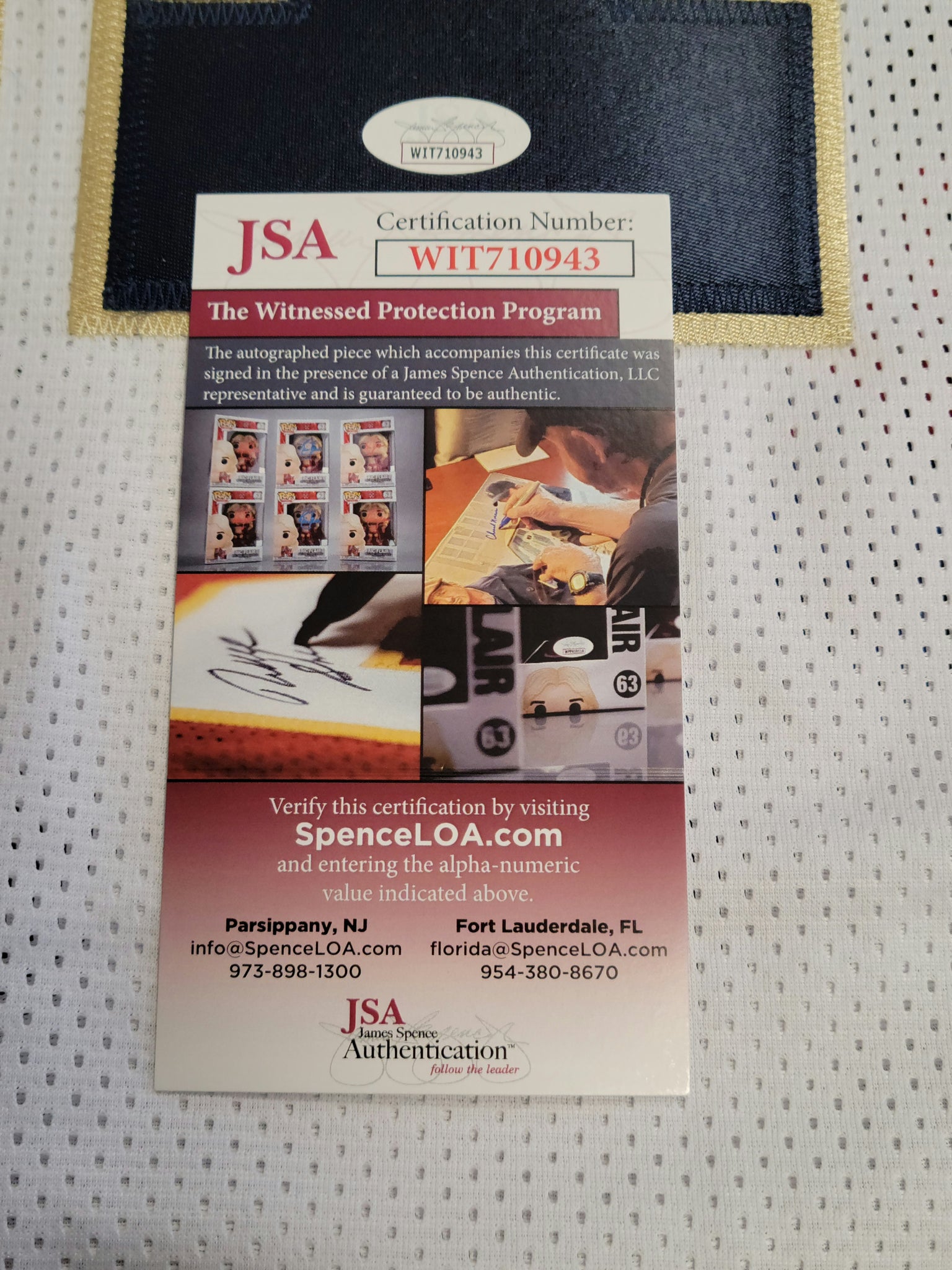 Jack Coan Authentic Signed Pro Style Jersey Autographed JSA