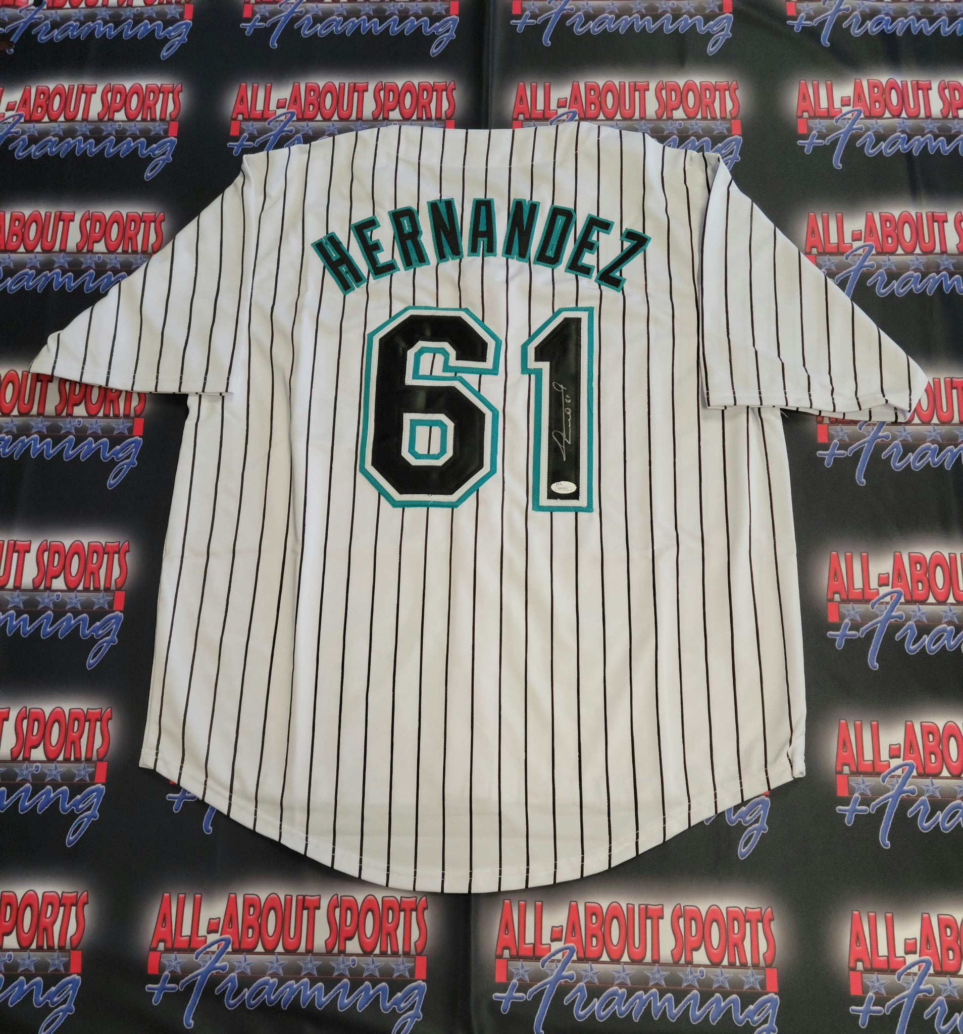 Livan Hernandez Authentic Signed Pro Style Jersey Autographed JSA-