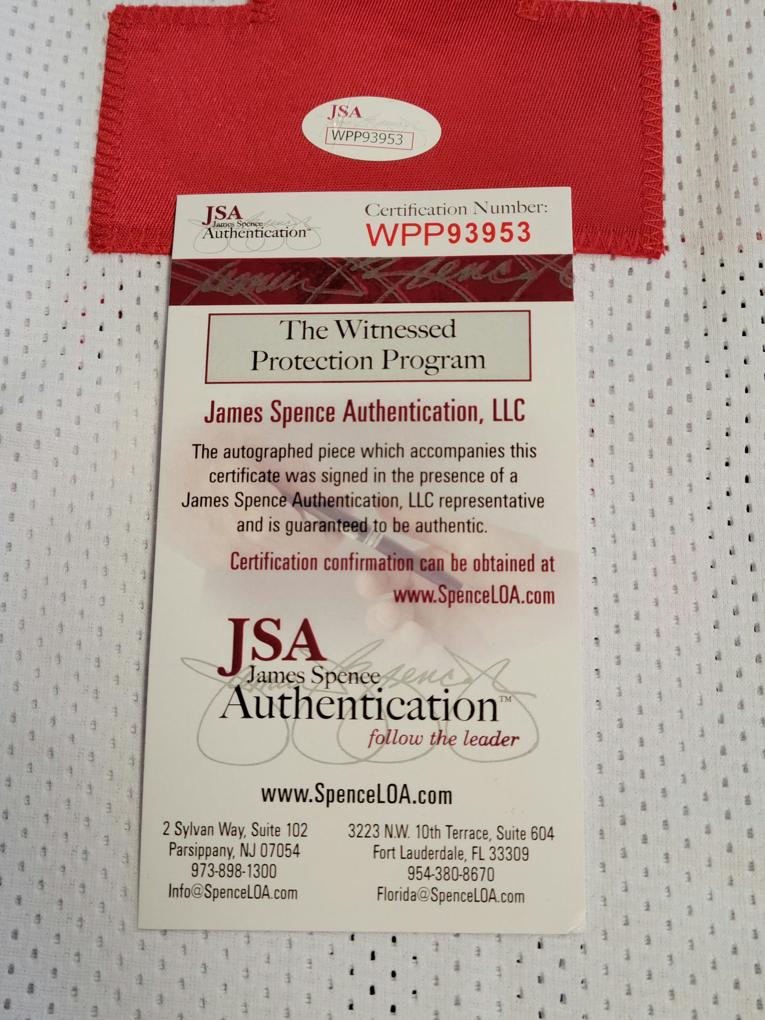 Dante Pettis Authentic Signed Pro Style Jersey Autographed JSA