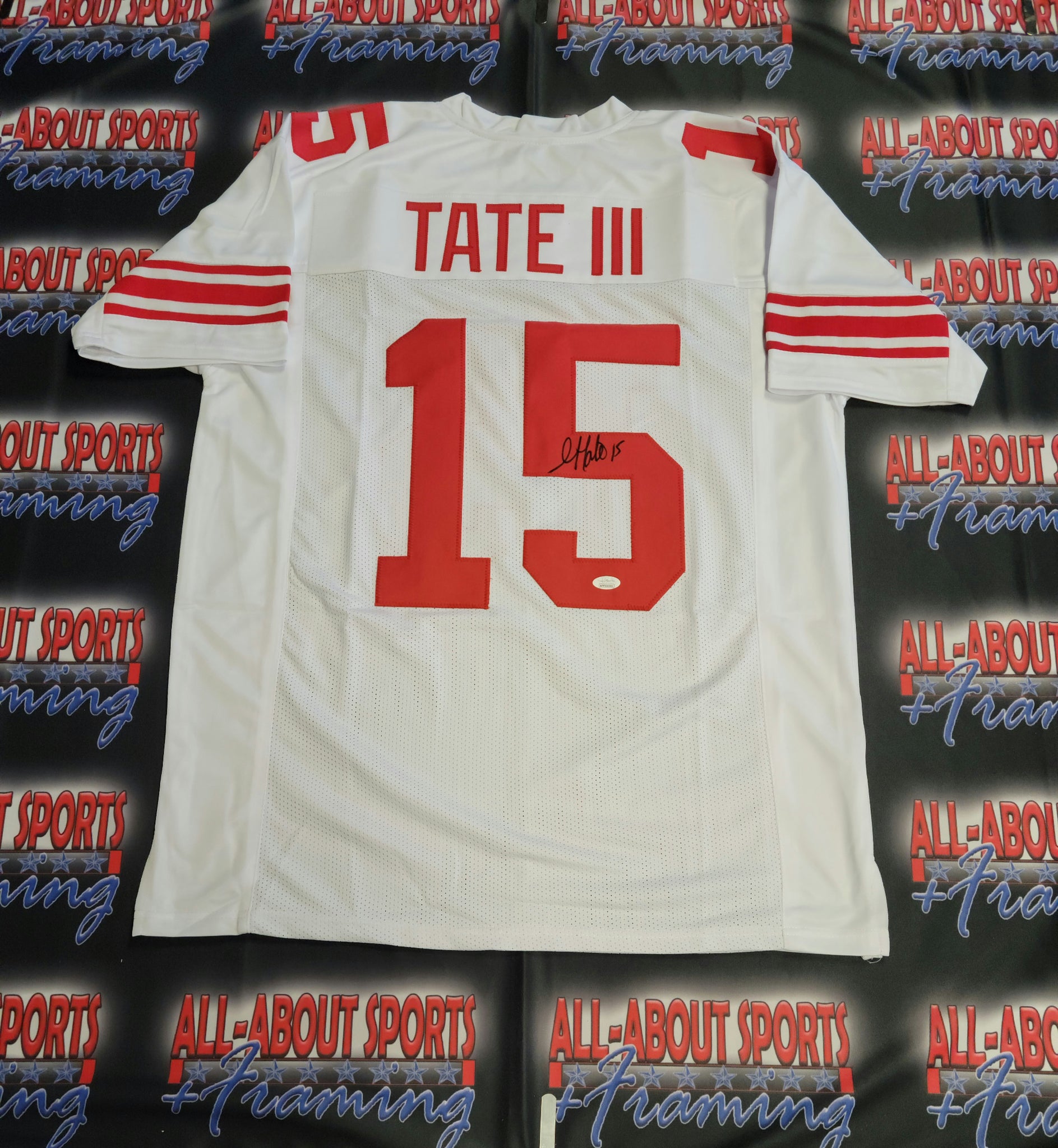 Golden Tate III Authentic Signed Pro Style Jersey Autographed JSA R1
