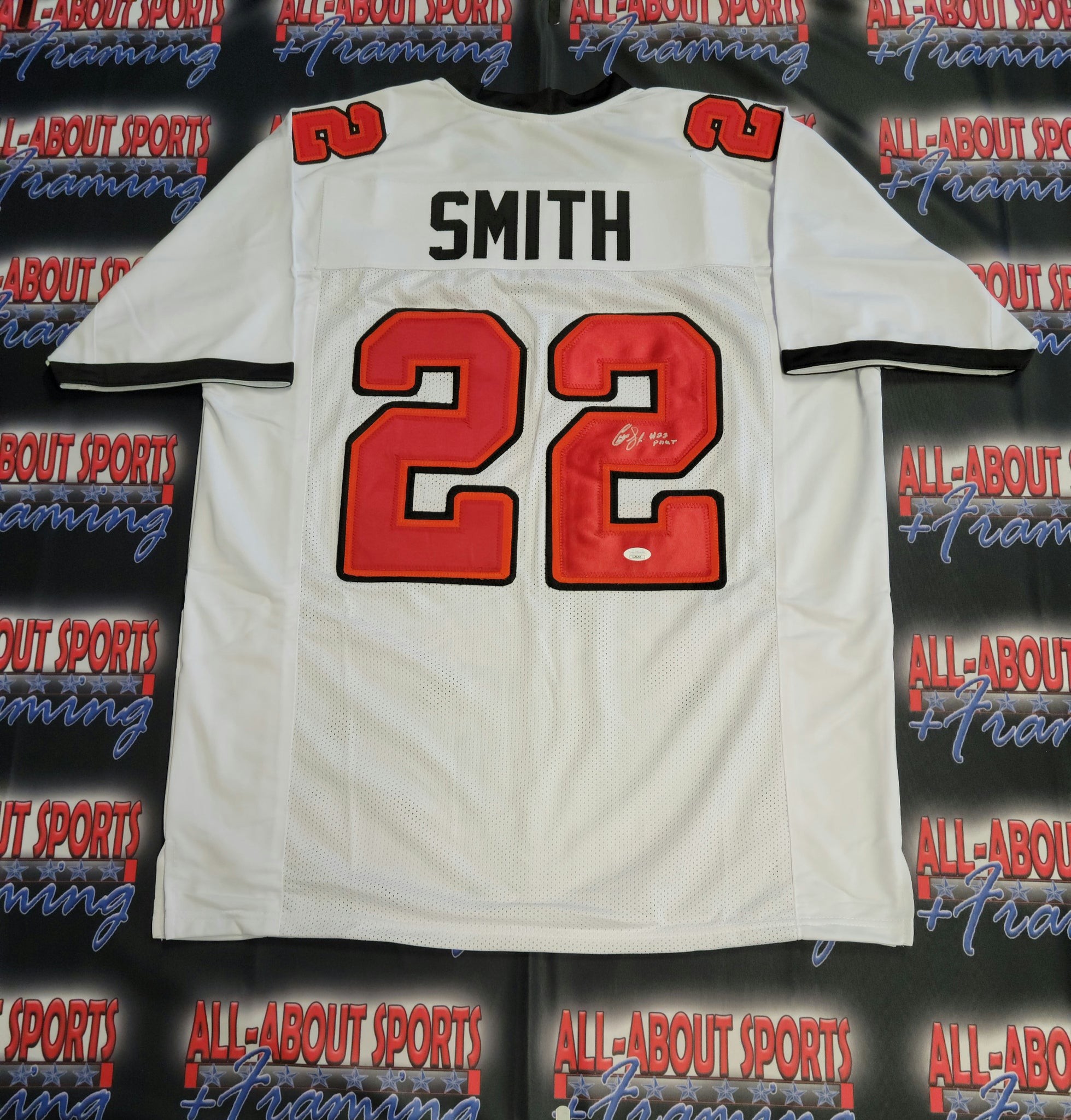 Clifton Smith Authentic Signed Pro Style Jersey Autographed JSA-