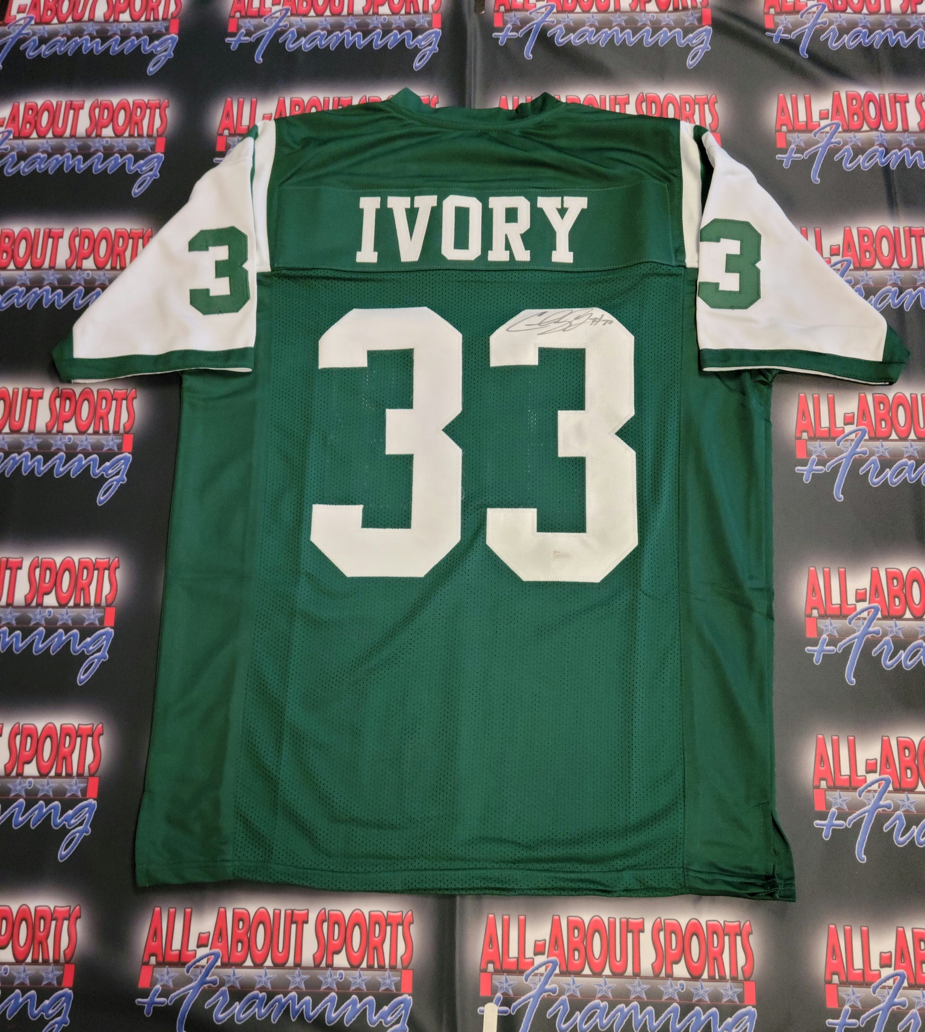Chris Ivory Authentic Signed Pro Style Jersey Autographed JSA