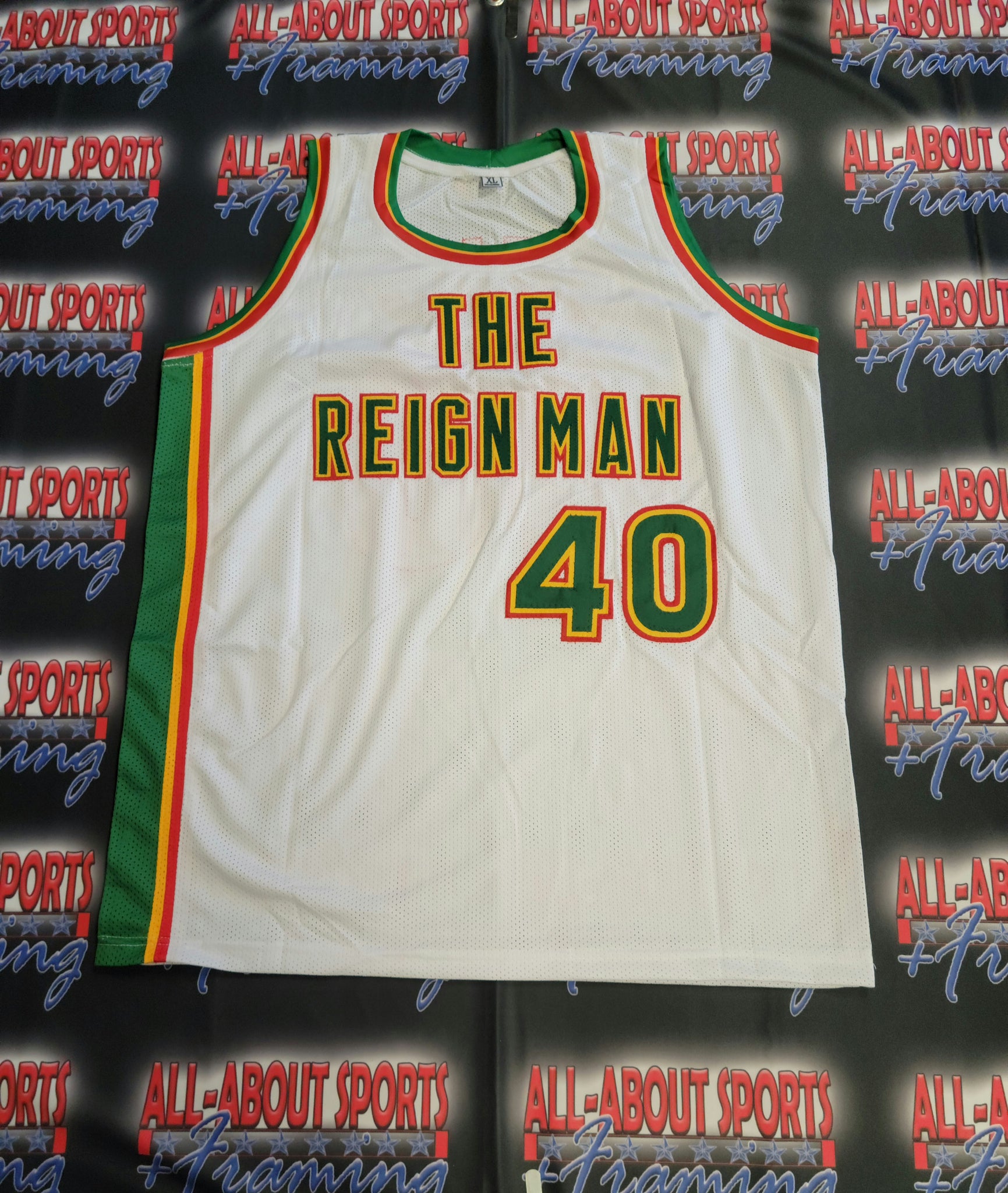 Shawn Kemp Authentic Signed & Inscribed Pro Style Jersey Autographed JSA-