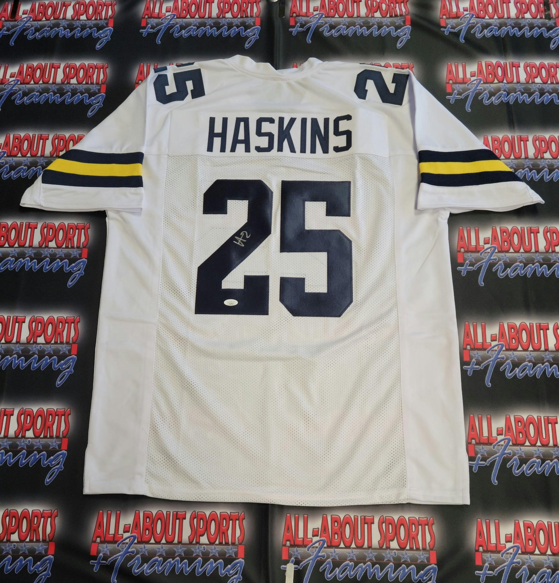 Hassan Haskins Authentic Signed Pro Style Jersey Autographed JSA