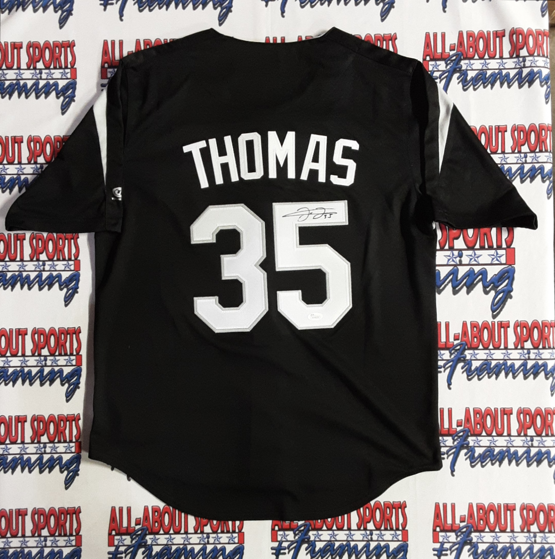 thomas autographed jersey