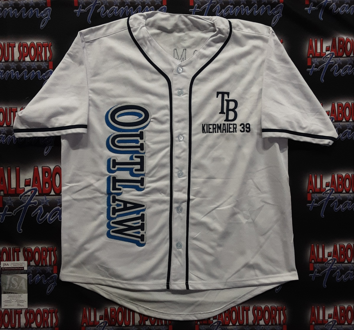 Kevin Kiermaier Signed Pro Style Jersey Autographed JSA R1