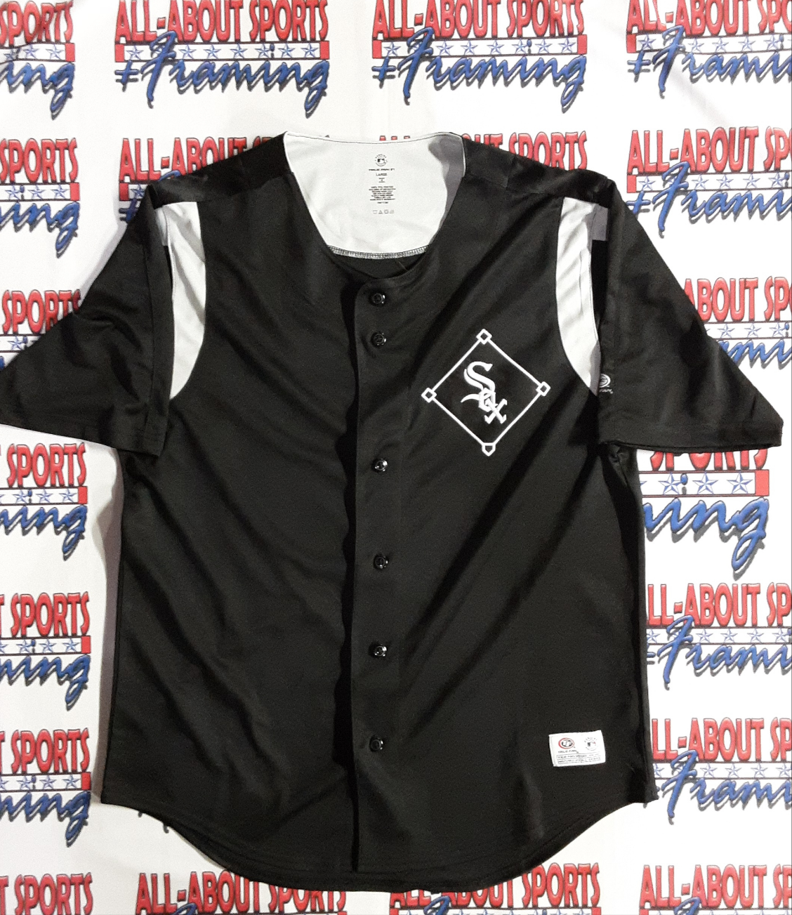 Frank Thomas Authentic Signed Black Pro Style Framed Jersey JSA