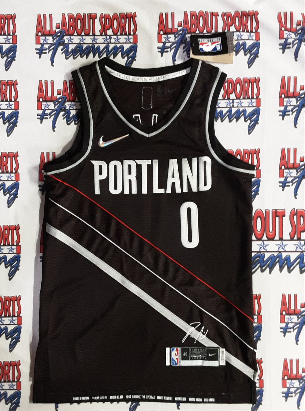 Damian Lillard Authentic Signed Pro Style Jersey Autographed Beckett