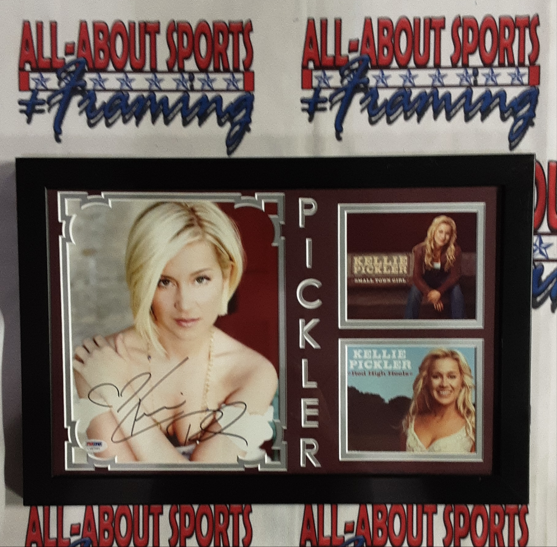 Kellie Pickler Authentic Signed 8x10 photo Framed Collage Autographed PSA-