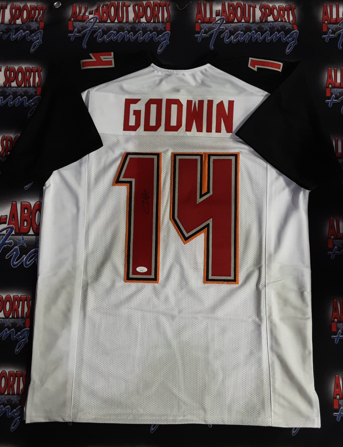Chris Godwin Signed Pro Style Jersey Autographed JSA