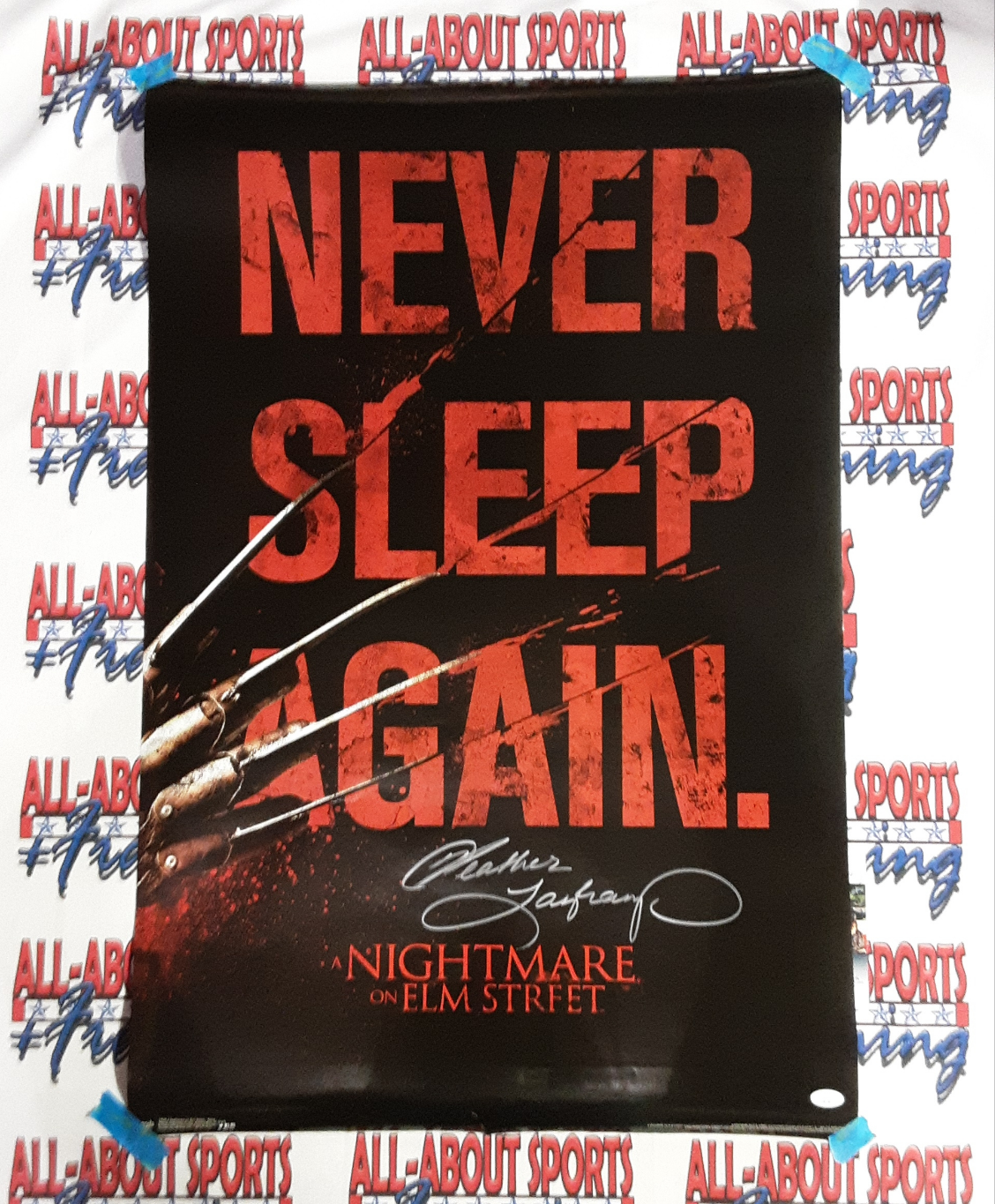 Heather Langenkamp Signed 22x34 Elm Street Poster Autographed JSA