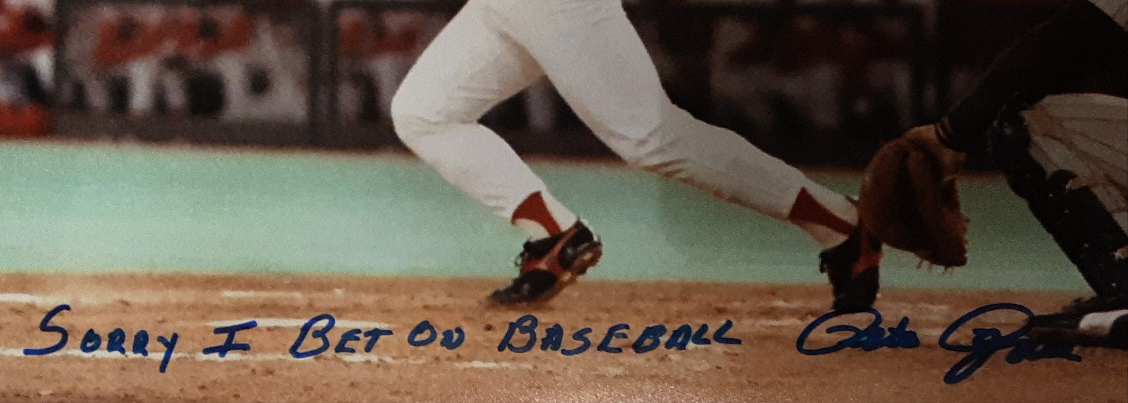 Pete Rose Authentic Signed 16x20 Photo Autographed JSA-