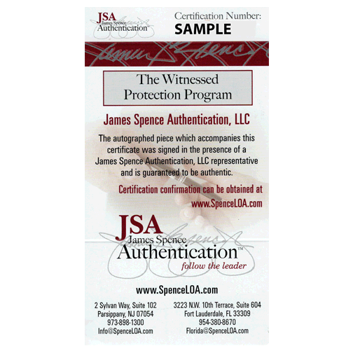 Warren Sapp Authentic Signed 16x20 Photo Autographed JSA