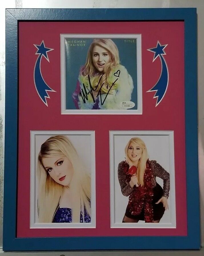 Meghan Trainor Authentic Signed Framed 8x10 Photo Autographed JSA