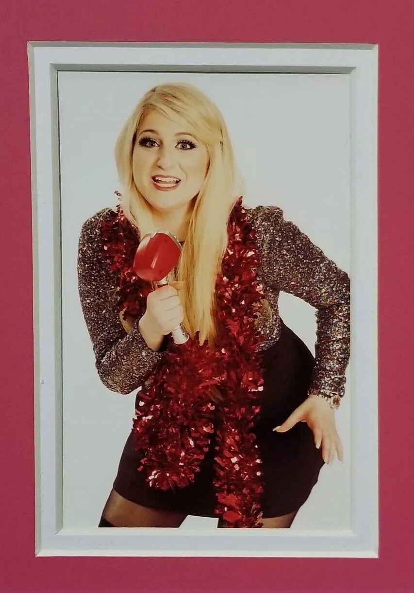 Meghan Trainor Authentic Signed Framed 8x10 Photo Autographed JSA