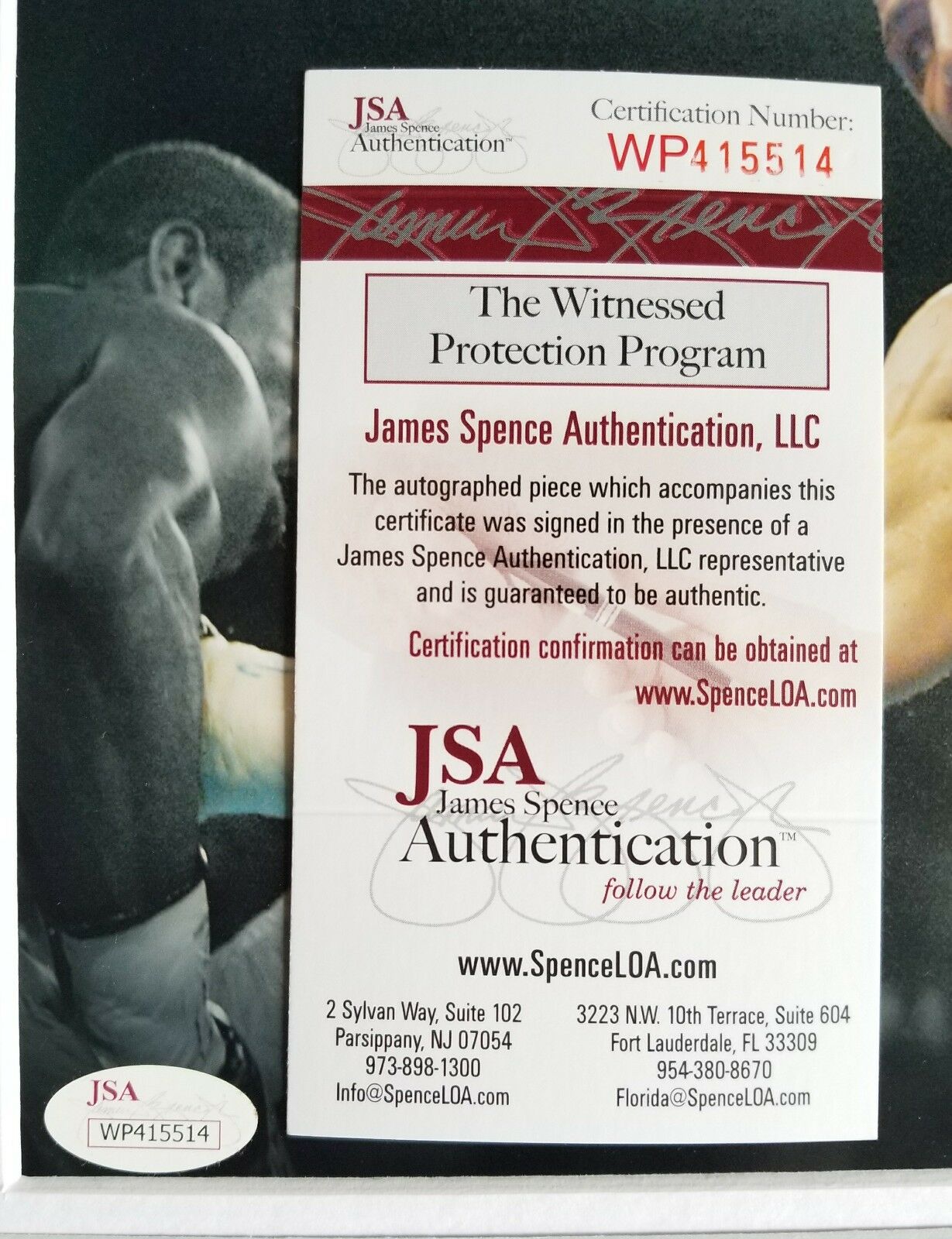 Winky Wright Authentic Signed Framed 8x10 Photo Autographed JSA-