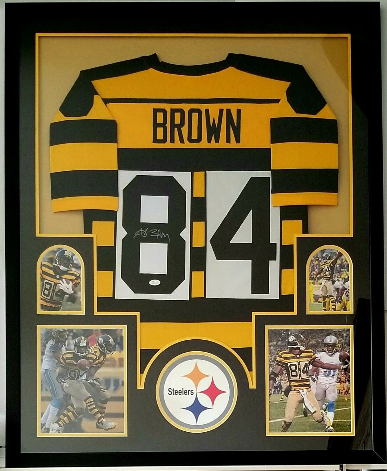 Antonio Brown Authentic Signed Pro Style Framed Jersey Autographed JSA