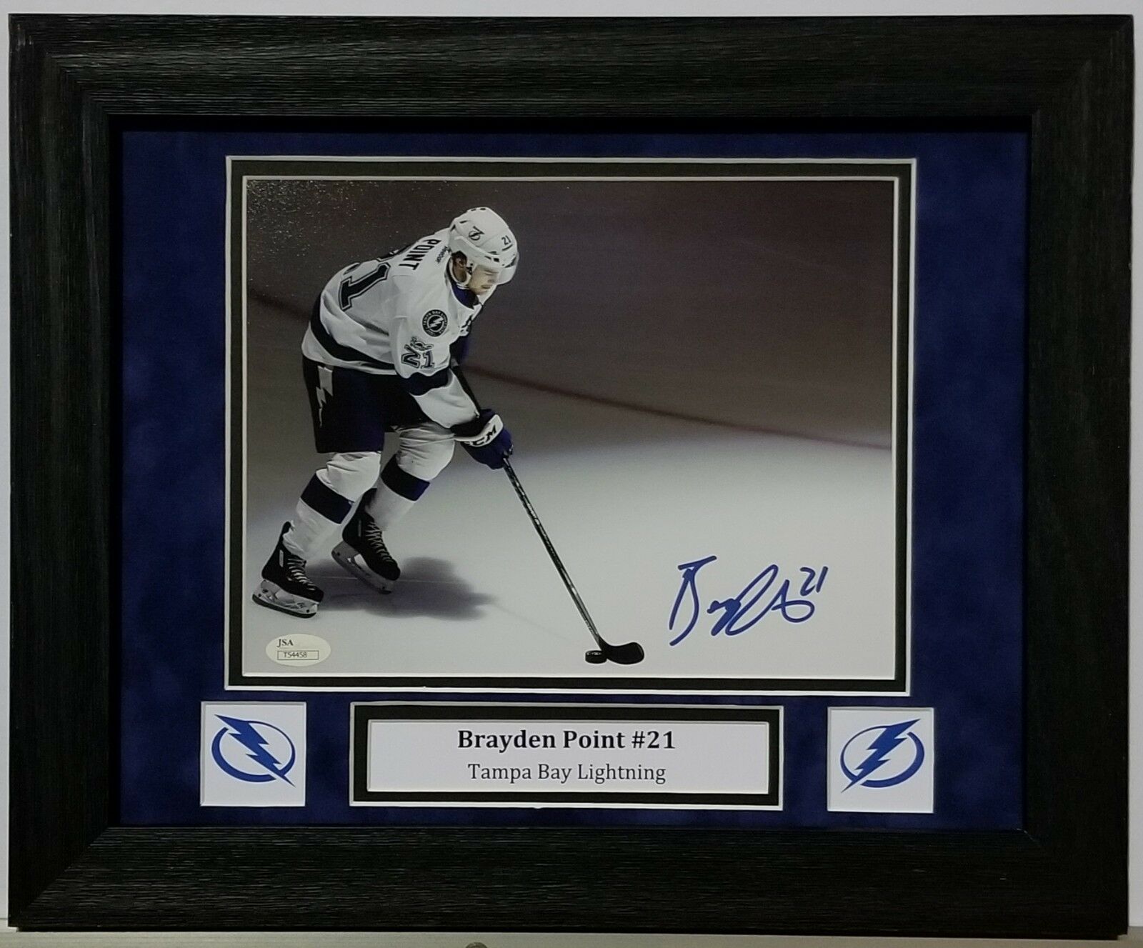 Brayden Point Authentic Signed Framed 8x10 Photo Autographed JSA